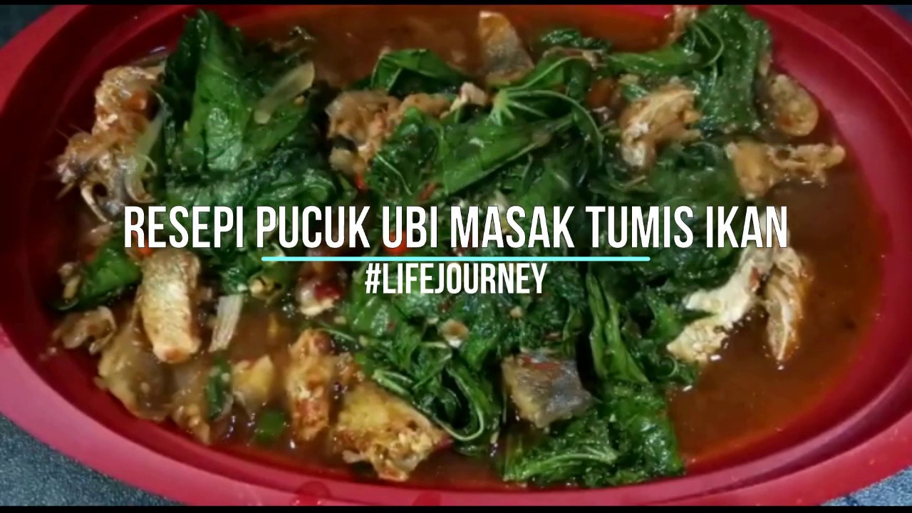 Resepi Sayur Pucuk Ubi Masak Ikan Masin #Masakan - YouTube