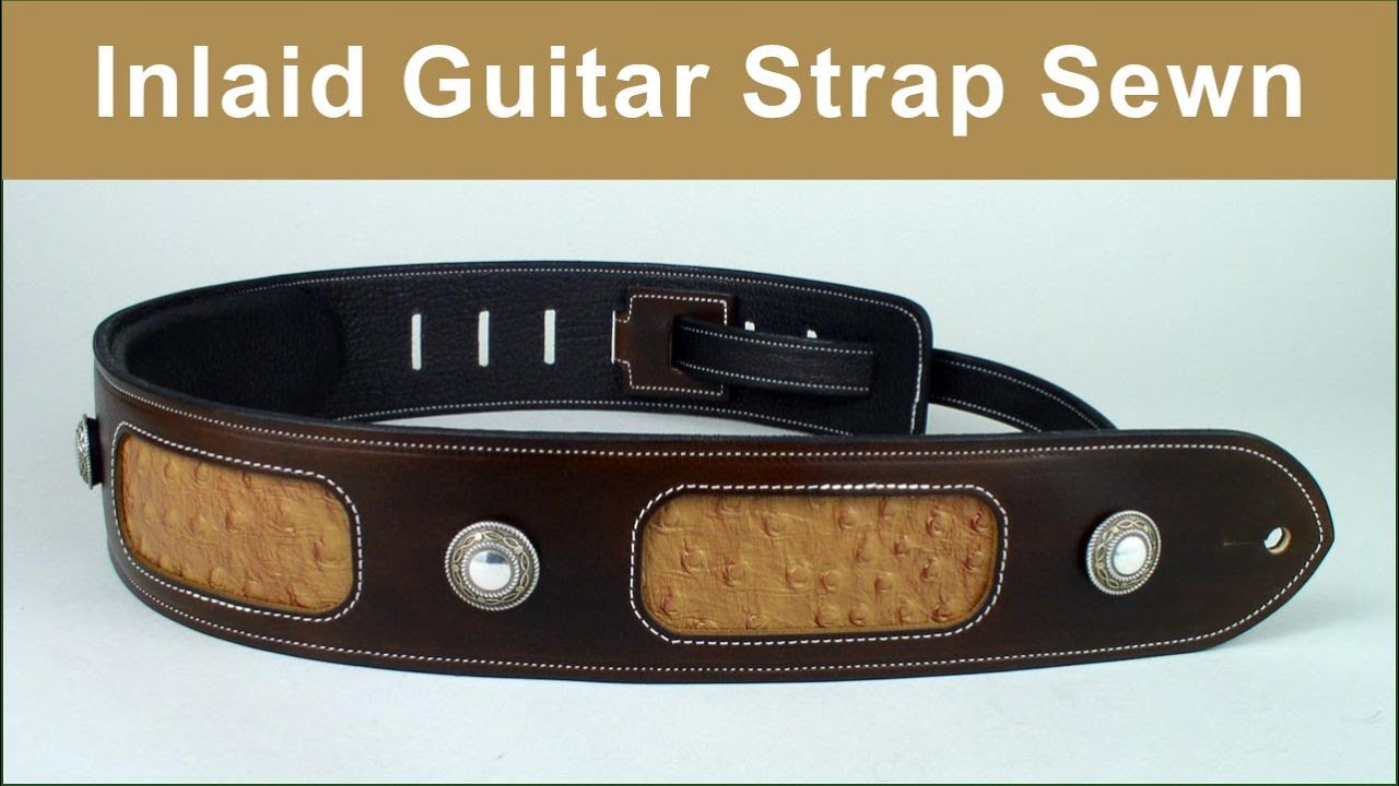 Custom Leather Guitar Strap Classic Series - Leathersmith Designs Inc.