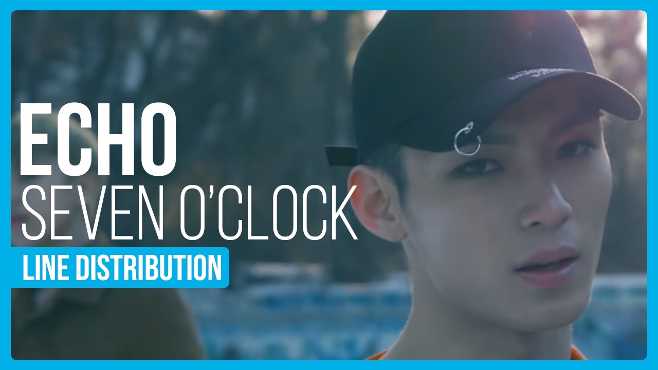 Seven O'Clock (SOC) - Echo Line Distribution (Color Coded)