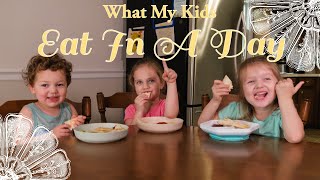 What My Kids Eat In A Day 2022