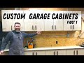 DIY Custom Garage Shop Cabinets Pt. 1