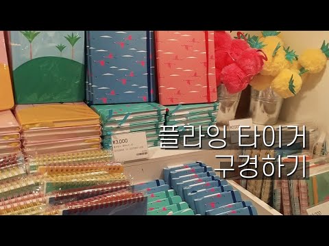 플라잉 타이거 구경하기 | 5000원 불렛저널 노트를 찾아서 || Korea Flying Tiger | 5000won Bullet Journal Notebook