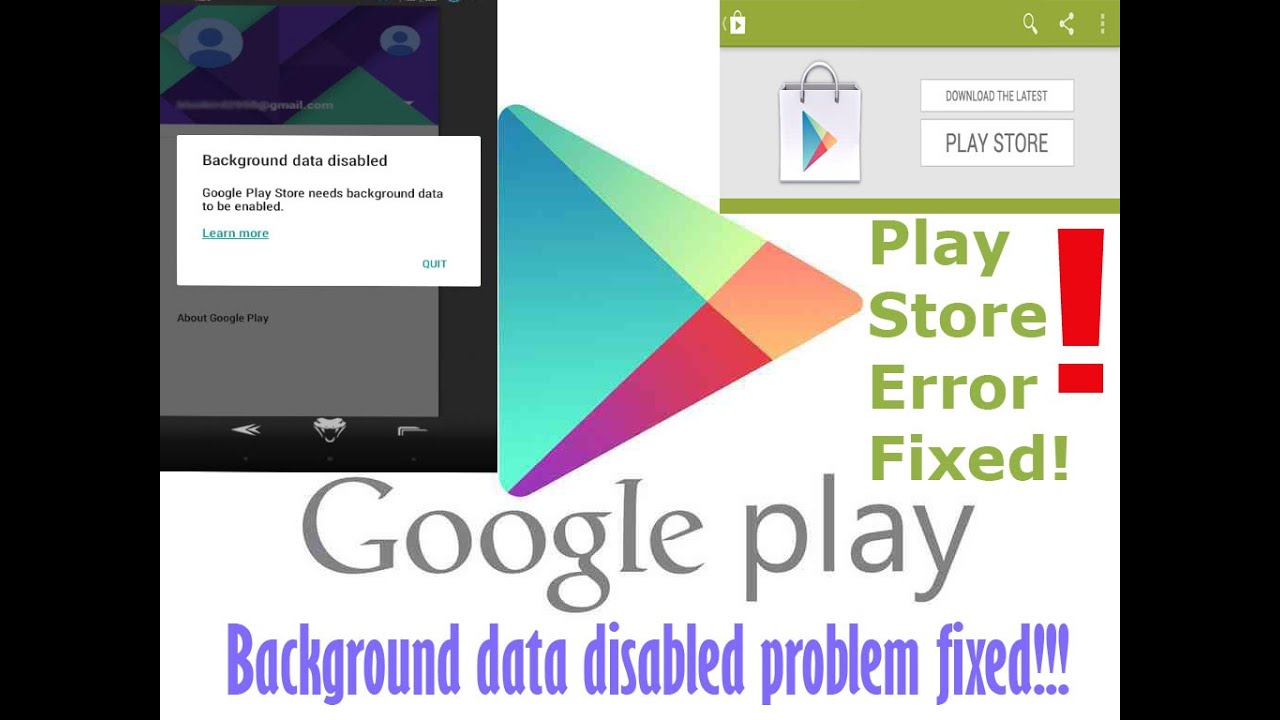 Google Play Store Error 101. Google Play Store Error 101 quick Fix.