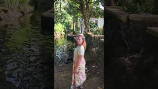 Naturally Beautiful Village Widow At A Local Rural Tourist Spot