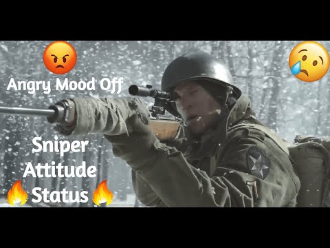 WhatsApp Status 80:- New Angry 😠 Mood Off Sniper WhatsApp Status | Sniper Headshot Attitude Status❤