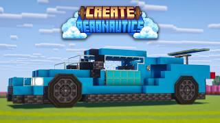 I Built My Real Life Car In Minecraft With Create Aeronautics screenshot 1