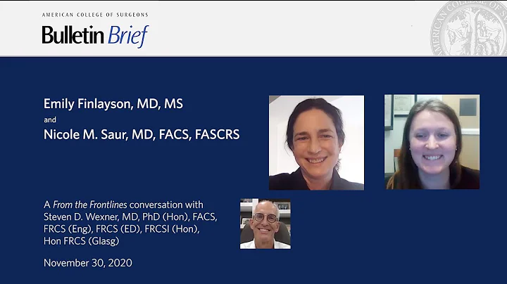 Drs. Finlayson and Saur on Geriatric Surgery and A...