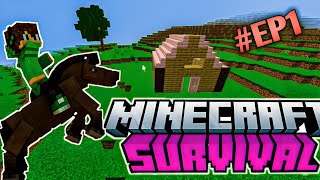 unspeakable 😲minecraft😍 survival series 🔥 #EP1 MCPE