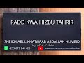 Radd Kwa Hizbu Tahrir Watu Wa Khilafah
