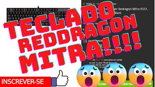 TECLADDO REDRAGON MITRA MOUSE FOFLIS HEADSET HYPERX CLOUD STINGER S 7.1!!!!!!!