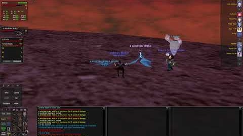 EverQuest - EQemulator TAKP - Killing a Windrider drake in Plane of Sky