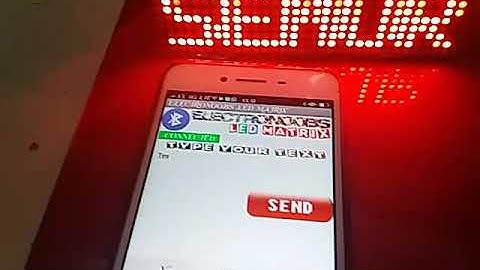 Running Text Bluetooth