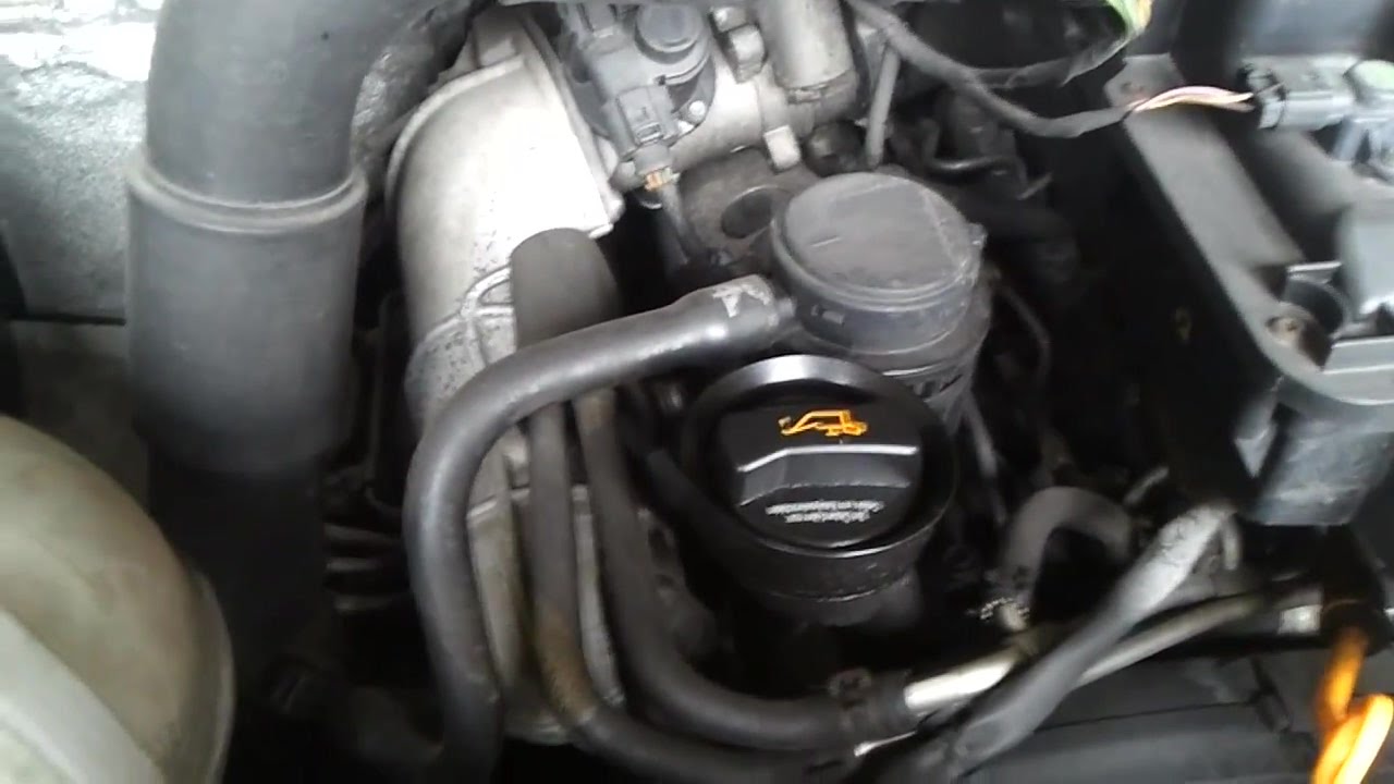 VW Crafter 2,5 TDI stukająca pompa Vacum (Vacum pump) YouTube