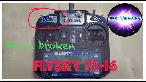 Fix your broken drone transmitter switch Flysky Fs i6