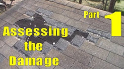Roof Repair Asphalt Shingles - Hurricane Irma Storm Damage Assessment 1