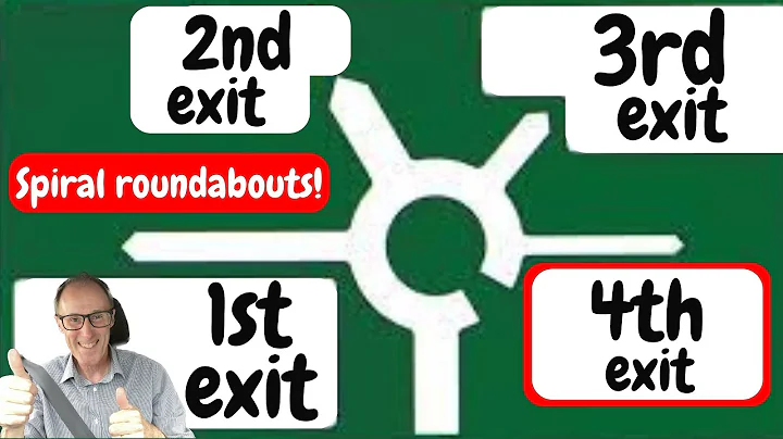 WATCH THIS! Spiral roundabout 4th exit