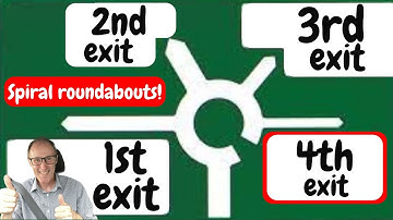 WATCH THIS! Spiral roundabout 4th exit