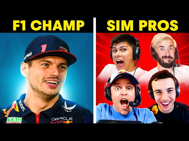 Can Sim Racing Pros beat Max Verstappen's World Record? class=