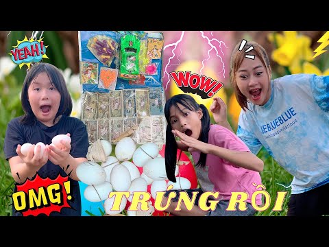 Video Thử Thách Săn Trứng Bốc Thăm Trúng Thưởng Tuổi Thơ IHà... - youtube