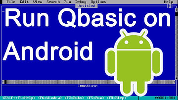 how to run qbasic on android device by Abdul Moqueet Wahedi