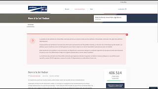 LIVE : Pétition contre la loi Yadan – On suit les signatures en DIRECT jusqu’à 500 000 !