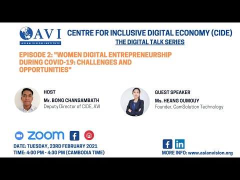 Episode 2 "Women Digital Entrepreneurship during COVID-19: Challenges and Opportunities"