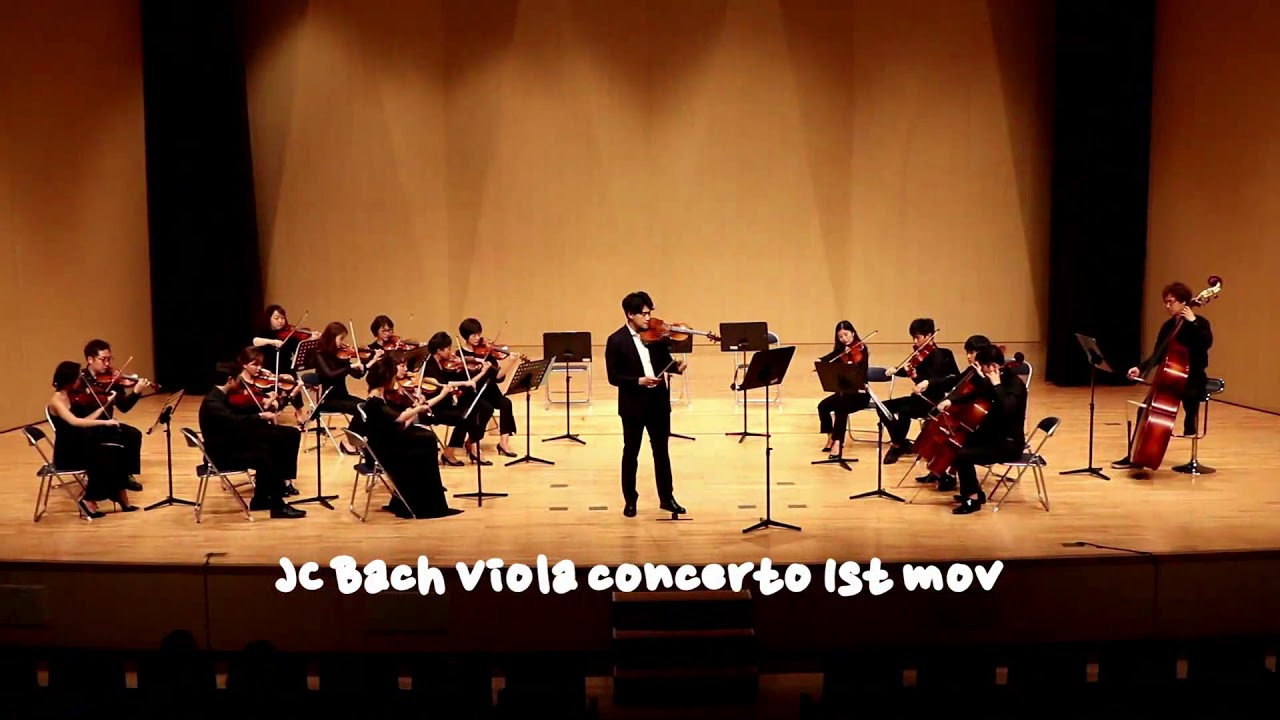 J.C. BachH. Casadesus Viola concerto in C minor 1st mov(Violist 윤기운