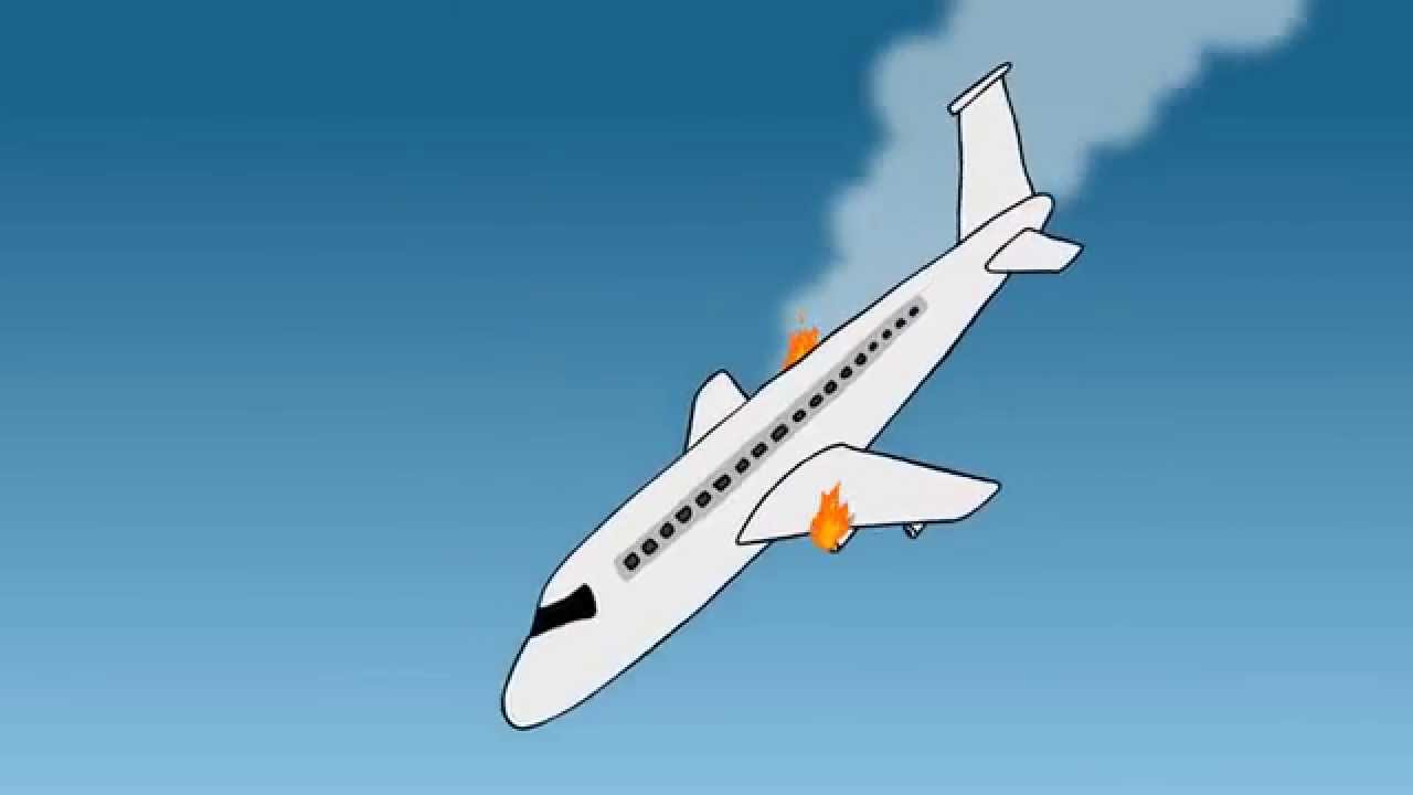 Plane Crash Animation - YouTube