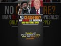Iran vs USA Escalation ⚠️ No Deal Without Tehran’s Conditions