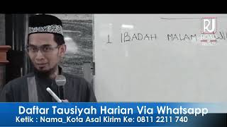 FIQH PUASA RAMADHAN PART 1 - Ustadz Adi Hidayat, Lc MA