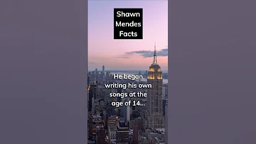 Shawn Mendes Did You Know? #shawnmendes #camilacabello #factshorts #popmusic #music #history #fypシ