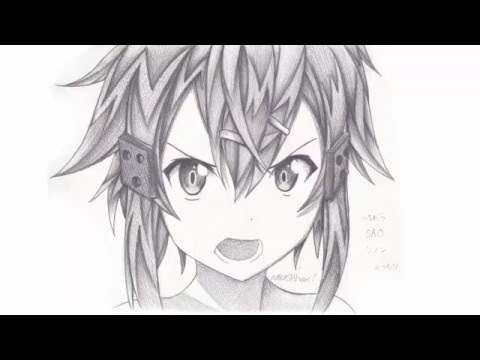 リクエスト編 ソードアート オンライン210分でシノン描いてみた Youtube