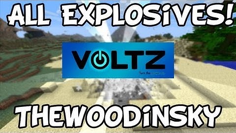 Voltz : All Explosives ( Nuke, Red Matter, Anti Matter ) Minecraft Mod Pack!