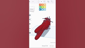 EDF Yamay (Space Battleship Yamato Tinkercad Model Showcase) #tinkercad #spacebattleshipyamato