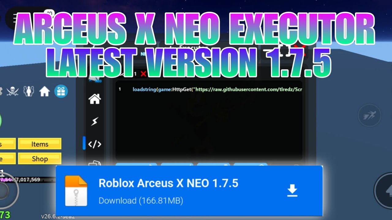 Roblox Arceus X New Update v1.7.5 - Arceus X Atualizado | Arceus X Neo ...