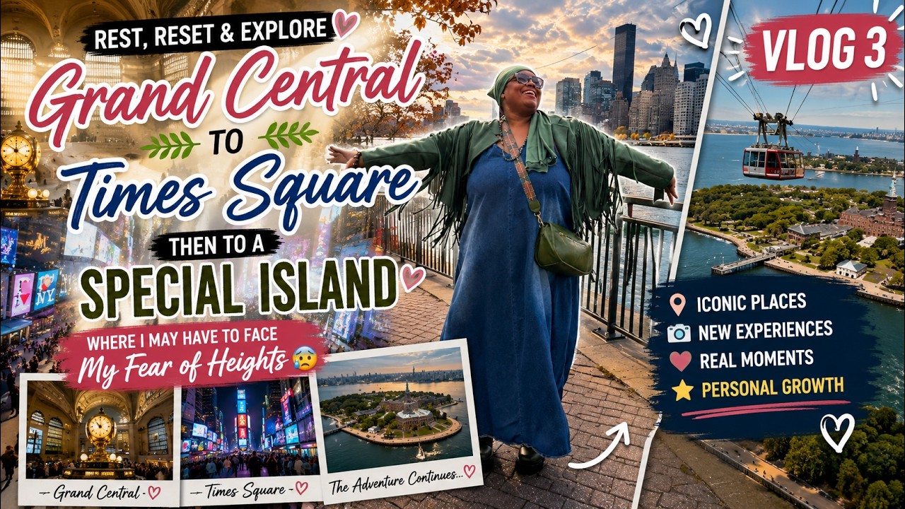 Grand Central, Times Square & Island Adventure (Overcoming Fears) | Presence over Performance Ep.3