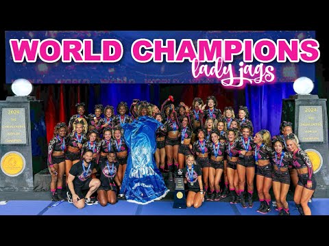 CHEERLEADING WORLDS VLOG: 2024 world champions with lady jags