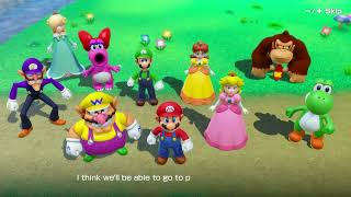 Mario Party Superstars Space Land Mario vs Peach , Rosalina & Luigi