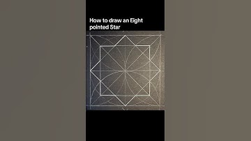 How to draw an Eight pointed Star