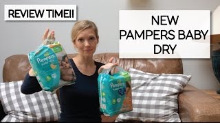 REVIEW!! NEW Pampers BABY DRY.....4 weeks of testing..what did we think??