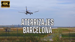 ✈️ ATERRIZAJES en el aeropuerto de BARCELONA | RWY 24R | Spotting Session #002