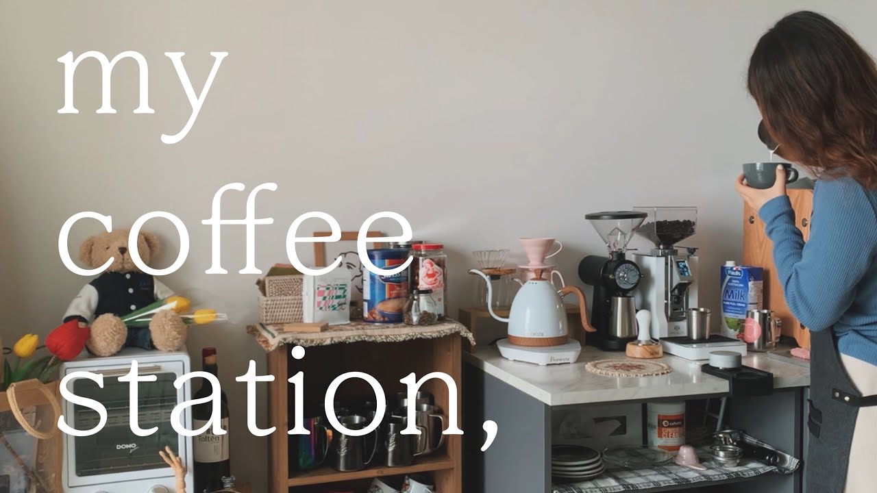 HOME CAFE VLOG 🏠 Urbanic Coffee Grinder 060 and Brewista Kettle Modern White YouTube