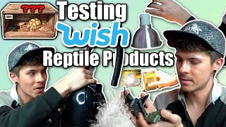 Testing WISH Reptile Products!