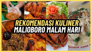 REKOMENDASI KULINER MALIOBORO MALAM HARI