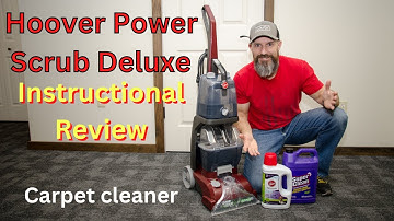 How to use a Hoover Power Scrub Deluxe Instructional Review video.