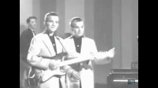 The Belew Twins - Lonsome (from the movie, Rock Baby Rock It -1957)