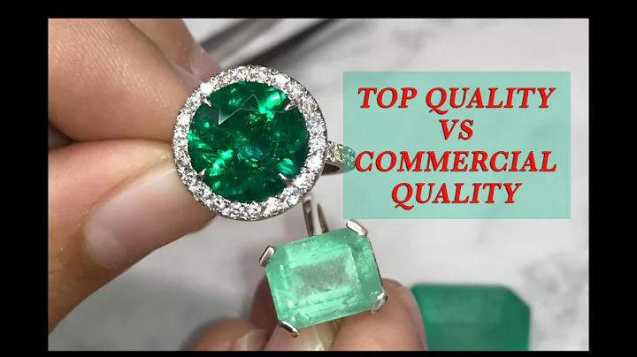 Examples of Commercial quality vs top quality emerald gemstones - DayDayNews
