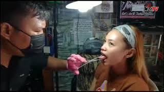 #piercing #nanboy #cilincing #jakartautara   Piercing Lidah