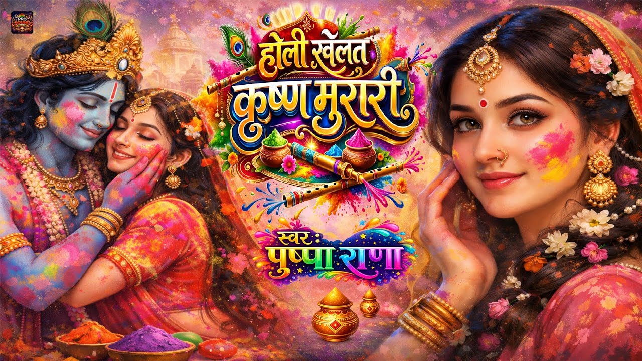 #Radha_Krishna_Holi राधा कृष्णा होली #Pushpa Rana पारम्परिक होली गीत #Bhakti Holi#Krishna_Murati