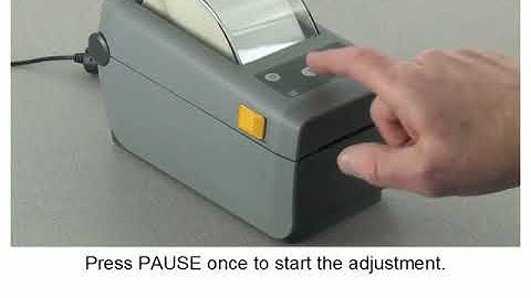 How to Change the Zebra ZD410 Printing Darkness